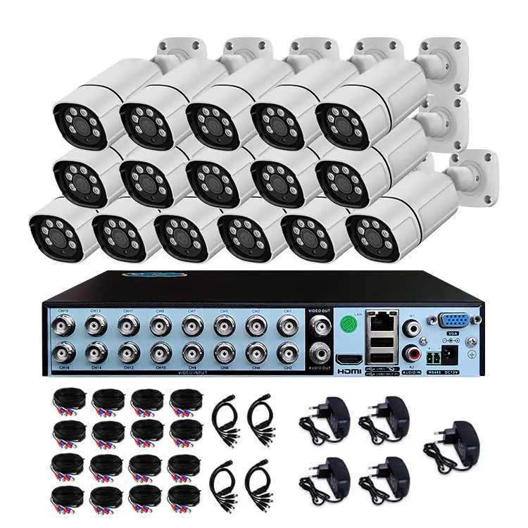 Best Verkopende 2mp 5mp 16gh Security Dvr Surveillance Systeem Cctv Bewakingssysteem Camera Ahd Beveiliging