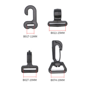 Hebillas de Plástico Negras de 11mm, 19mm y 25mm para Tiendas de Campaña, Lonas y Accesorios de Bolsas - Sujetadores - Product Image 3