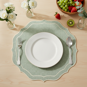 Umweltfreundliche Stickerei-Stoff-Tischsets Bestseller Hitzebeständige Tischdekoration Esstisch-Untersetzer für den Alltag und Hotels - Product Image 1