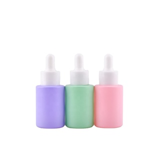 Botella de vidrio con gotero para el cuidado de la piel, aceite de esencia de 15ml, 30ml, 40ml, <span class=keywords><strong>color</strong></span> <span class=keywords><strong>pastel</strong></span>, rosa, Azul, Morado, rojo y marrón, venta al por mayor - Product Image 6