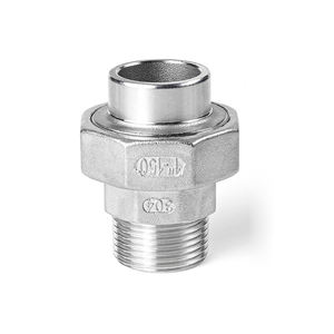 Соединитель трубный из нержавеющей стали 304/316L, литой, сварной, с внутренней резьбой, коррозионностойкий, низкого давления, с гладкой поверхностью - Product Image 2