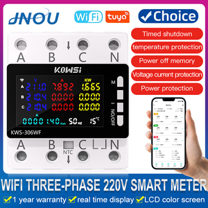 KWS-306 80A OUVP Medidor de Control Remoto WiFi Inteligente con Programación de 365 Días, 9 Protecciones de Seguridad, Temporizador y Protector de Medidor - Product Image 4