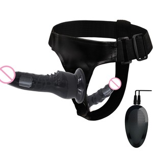 Dildo indossabile realistico per adulti con imbracatura, accessorio masturbatorio morbido per un sesso più sicuro - Product Image 3