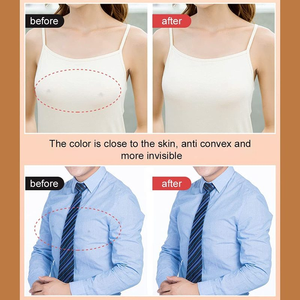 Cubiertas para pezones para mujer, cinta Invisible para levantar el pecho, <span class=keywords><strong>Adhesivo</strong></span> desechable para sujetadores, pegatinas para pezones, 10 Uds. - Product Image 4