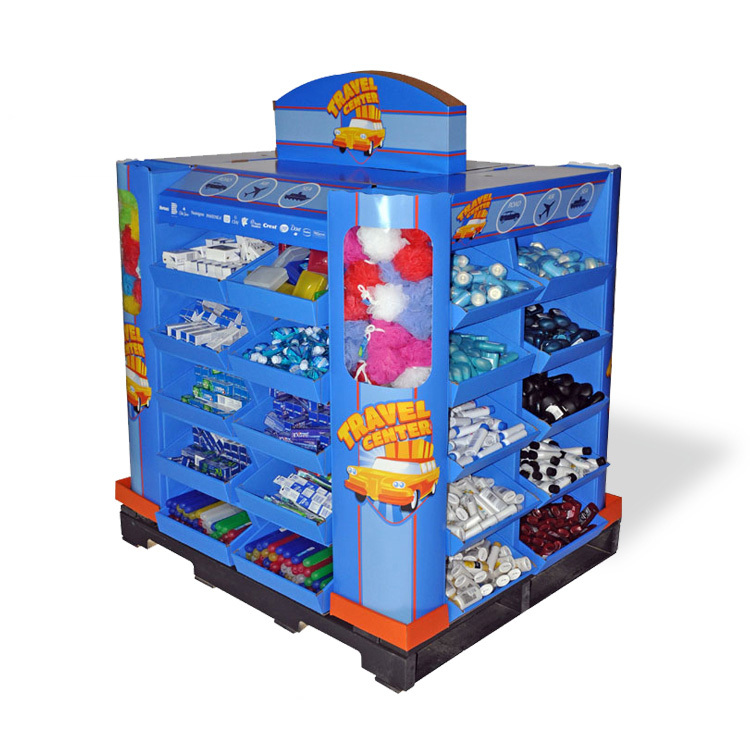 Custom Cardboard Stationery Shop Racking Display
