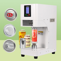 Máquina de sellado de latas de refresco completamente automática, máquina selladora de latas de té de burbujas, embalaje con fabricante de fábrica de papel eléctrico