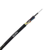 Kabel serat optik luar ruangan 4 inti (G652D PE)-panjang kustom tersertifikasi CE/ROHS/tanda mutu untuk jaringan tulang punggung
