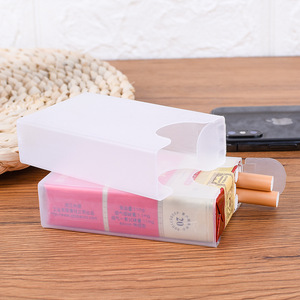 Plastic Cigarette Case Sleeve Transparent Rectangular <b>Soft</b> <b>Box</b> Cover Storage For Cigarettes Custom Wholesale - Product Image 1