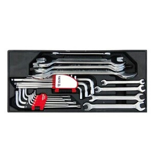 ชุดประแจหกเหลี่ยมและประแจปากตายยี่ห้อ Yato จำนวน 26 ชิ้น ขนาดเมตริก เกรดอุตสาหกรรม ผลิตจากเหล็กโครเมียมวาเนเดียม สำหรับช่างซ่อม - Product Image 1