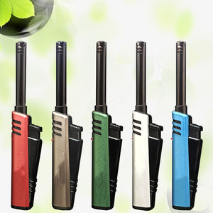 Wholesale Multi‑Color Long Nozzle Gas <b>Lighter</b> Refillable Butane Kitchen Igniter Safe Long Handle <b>Lighter</b> For Gas Stove Candle BB - Product Image 1