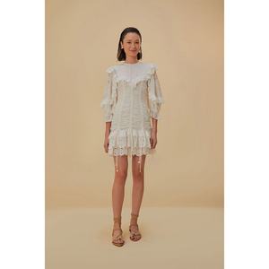 Nouvelle Collection : Robe Courte Sexy à Manches Longues, Couleur Unie, avec Découpes et Lacets – Modèle Automne. - Product Image 2