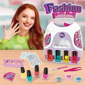 MILI New Kids DIY Beauty Set Toy Nail Design Set Nail Art Salon Toy con secador <span class=keywords><strong>de</strong></span> <span class=keywords><strong>uñas</strong></span> - Product Image 3