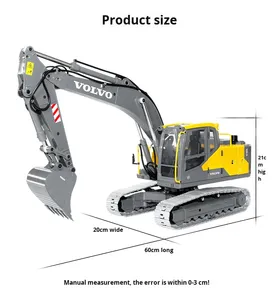 Double Eagle E010 Excavadora de Ingeniería con Barra de Tornillo de Aleación, Totalmente Metálica, Eléctrica, Coche RC - Product Image 4