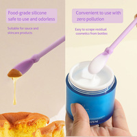 Mini maquillage cosmétique Silicone spatule mélange échantillonnage bricolage Sculpture mince pot grattoir multifonctionnel visage crème spatule