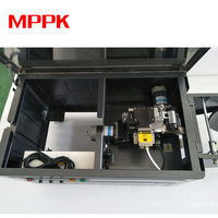 Machine de cerclage semi-automatique à double moteur pour table basse, cerclage PP, machine électrique de cerclage de cartons pour l'emballage