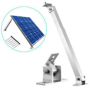 Verstelbaar Kantelbaar <span class=keywords><strong>Solar</strong></span> Montagesysteem Kantelbaar Zonnepaneel Driehoekig Rack Beugels Aluminium Verstelbare Voorpoot Achterpoot - Product Image 4