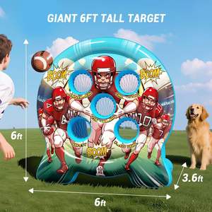 JOSEN Cible de fléchettes gonflable de 2,4 m – Jeu de fête extérieur portable en PVC durable et étanche pour les fêtes décontractées et les salles de jeux - Product Image 3
