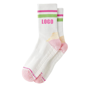 <span class=keywords><strong>Calcetines</strong></span> Antideslizantes para Pilates para <span class=keywords><strong>Mujer</strong></span>, <span class=keywords><strong>Calcetines</strong></span> Transpirables para Yoga y Fitness, <span class=keywords><strong>Calcetines</strong></span> Personalizados con Agarre para Pilates con Logotipo de Diseño en la Parte Inferior - Product Image 3