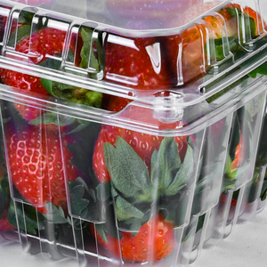 Boîte d'emballage transparente en plastique PET pour fruits frais, plateau d'emballage pour fraises, vente en gros <span class=keywords><strong>Lesui</strong></span> - Product Image 5