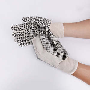 ถุงมือผ้าฝ้ายทนทานต่อการก่อสร้างทนทานสำหรับป้องกันมือบนผ้าใบผ้าใบ - Product Image 2