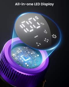 Aspirateur à main sans fil multifonctionnel puissant de 500 W avec lumières LED pour voiture, hôtel et usage domestique - Product Image 4