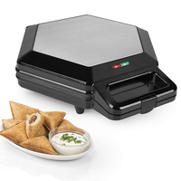 Aifa 1200W Plaques antiadhésives pour faire des samosas et des raviolis avec 24 grilles pour samosas et raviolis