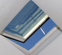 Ventana de Aluminio para Techo, Claraboya de Aluminio para Casas, Ventana Corredera de Vidrio, Arco Doble, Insonorizada, Ventanas para Casa