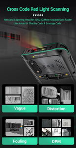 Ngựa vằn 2D Máy Quét Mã Vạch Android 13 PDA 4 + 64 gam IP68 gồ ghề 5.5 ''máy tính di động cho kho hàng tồn kho - Product Image 3