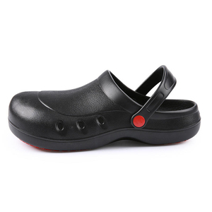 Chaussures de sécurité légères antidérapantes à bout en acier <span class=keywords><strong>pour</strong></span> la cuisine, chaussures de travail <span class=keywords><strong>pour</strong></span> hommes, pantoufles en EVA souples <span class=keywords><strong>pour</strong></span> l'hôtel - Product Image 1