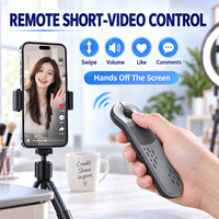 Mouse Udara Genggam Pengontrol Video Pendek Penggulung Layar Pengontrol Kamera Touchpad Remote untuk Streaming Tablet Android IOS