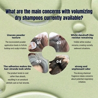 Gel Shampooing Sec Sans Rinçage OEM/ODM au Zinc PCA et Niacinamide : Absorbe l'Excès de Sébum, Rafraîchit les Racines, Redonne du Volume et de l'Éclat à Tous Types de Cheveux
