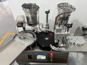 Máquina de Llenado de Líquidos Asépticos para Laboratorio, Máquina Automática de Llenado y Tapado de Frascos de Vidrio, Cartuchos y Botellas de Dosis Pequeña - Product Image 2