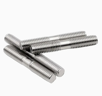 M2-M20 Stainless Steel Zinc Plated Double-Ended Metric Threaded Rods Studs and Fasteners Left Hand for General Industry