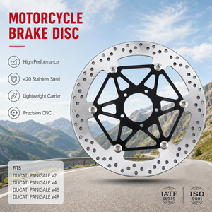 Disque de frein flottant avant pour moto <span class=keywords><strong>Ducati</strong></span> 330 mm pour <span class=keywords><strong>Ducati</strong></span> <span class=keywords><strong>Panigale</strong></span> V4 V2 <span class=keywords><strong>V4S</strong></span> V4R - Product Image 1