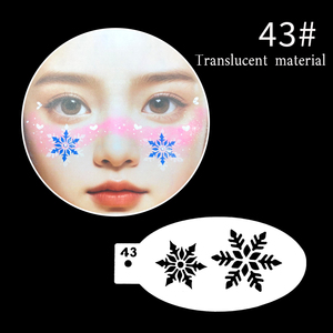 Modelli di tatuaggi temporanei riutilizzabili autoadesivi per decorazioni su mani, viso e corpo. - Product Image 4