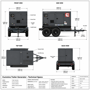 เครื่องกำเนิดไฟฟ้าดีเซลแบบเงียบพิเศษ Cummins Perkins Weichai 100Kva 200Kva 150kva 160kva 200kva 250kva 300kva สภาพดีสำหรับขาย - Product Image 2