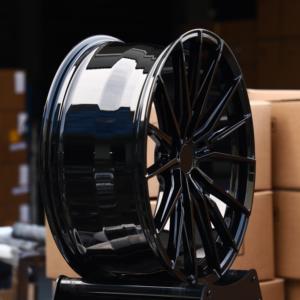 Jantes en alliage d'aluminium noir brillant HTOR Custom17 18 19 20 21 22 pouces 5x112 pour S600 <span class=keywords><strong>SL</strong></span> <span class=keywords><strong>600</strong></span> 500E 190E 250C 220SE CLK320 CL500 E320 - Product Image 3