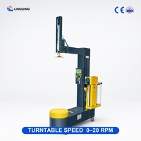 Table rotative de pressage MH-FG-800A pour film étirable de tension de frein, pour emballage de cartons en entrepôt