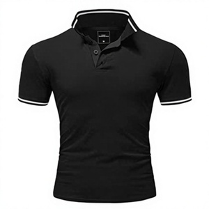 Camiseta de Golf para Hombre, 180 Gramos, Personalizada con Bordado e Impresión, 100% Poliéster, Tejido Liso Teñido, Transpirable, con Logotipo Personalizado - Product Image 2