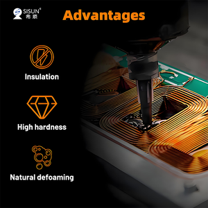 Resina Epoxi Negra SISUN Dureza 1:1 - Autonivelante de Dos Componentes con Resistencia al Amarilleamiento para el Encapsulado de Componentes Electrónicos - Product Image 2