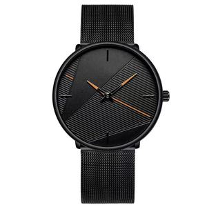 Montre à bracelet en maille pour homme, nouvelle mode <span class=keywords><strong>2023</strong></span>, montre à quartz pour homme, ceinture d'affaires - Product Image 6