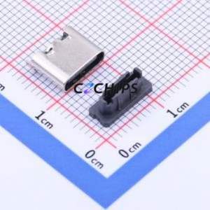 USB-TYPE-C-015 USB Connector SMD Connector ( Connector Type: Type-C )( Gender: Female )( Mounting Type: Vertical Mount ) - Product Image 1