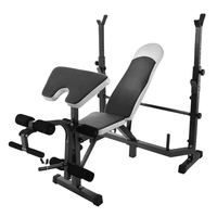 Banc d'haltères multifonction pour machine à tirer vers le bas Banc d'haltères assis et réglable avec barre de traction vers le bas