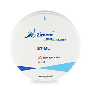 Laboratorio dentale materiali di consumo Zirdent ST-ML Super traslucido 42% alta resistenza 1100Mpa <span class=keywords><strong>Zirconia</strong></span> fresatrice ST multistrato - Product Image 6