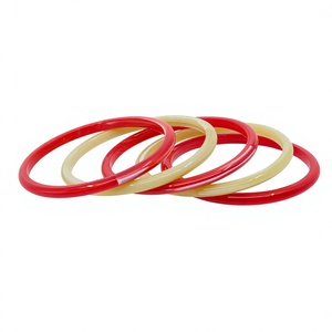 Wholesale Fashion <b>Bracelet</b> <b>Bangle</b> Multi-Color Design Stylish Elastic Tube Bead Resin Acrylic Candy Colors for Men and Women - Product Image 5