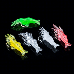 Leurre artificiel souple en acier inoxydable luminescent bionique avec hameçons pour la pêche au bar en mer et en eau douce - Poisson noir Luya - Product Image 5