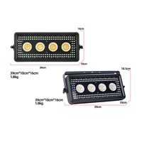 Projecteur PAR COB 200W en gros, 4 yeux RGBW 3-en-1, LED Blinder Stroboscope, activé par le son, pour courses de chevaux, DMX512, éclairage de scène DJ Disco