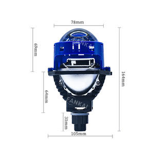 Faros Delanteros LED Bi-Xenón Ultra Brillantes FANKAI Modelo V58, Vida Útil de 30000H, Alta Potencia para Autos, 24V, Luz Alta/Baja Integrada - Product Image 2