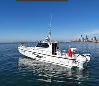 Bateau de pêche sportive en fibre de verre Grandsea de 42 pieds, bateau à moteur, bateau de croisière avec cabine à vendre