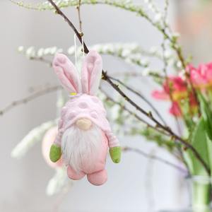 Poupée pendentif de Pâques, lutin sans visage, nain, elfe, pour décorations de boule et d'arbre de Noël, jouets de fête - Product Image 4